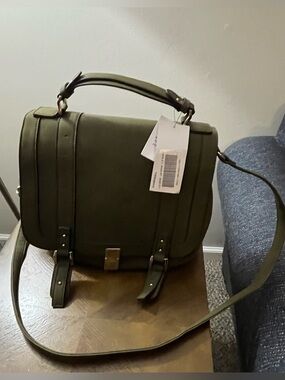 Olive Green Messenger Bag